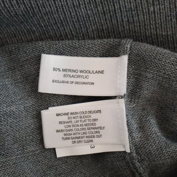 Cutter & Buck Mens Long Sleeve Douglas Big and Tall Half Zip Sweater Size XXL - Picture 5 of 8